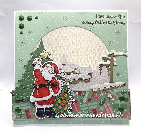 Clearstamps and Dies -  Marianne Design - Hetty‘s Santa